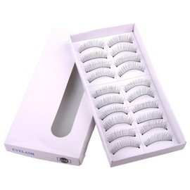 OHPHCALL 30pairs Handmade Voluminous False Eyelashes Natural Look Soft Flexible Reusable Makeup Tool for Professional Home Use Craftsmanship