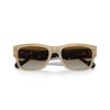 Vogue Eyewear Man Sunglasses Opal Beige Frame, Polarized Gradient Brown