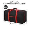 Extra Large Duffle Bag 110L Travel Duffle Lightweight Luggage Bag