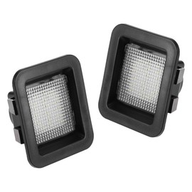 REPAIROCK 2 Pcs LED License Plate Light Tag Lamp Assembly for Ford F-150 2015-2023 No.FL3Z13550A White 6500K White Lens