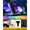 YM E-Bright RGB LED Strip Lights for Car App Control