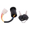 ZIJIA 2 Wires Children Electric Car Ignition Key Switch, Kid