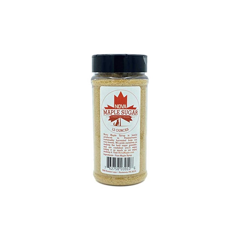 Nova Maple Sugar - Pure Grade-A Maple Sugar (12 Ounces)