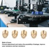 5Pcs 3D Printer Brass Nozzles Tight Connection Heat Resistant 500℃
