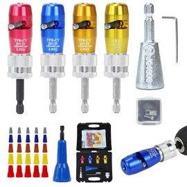 Wire Stripping and Twisting Tool, 2.5/4/6/10 mm² Wire Stripper for Drill, Portable Wire Nut Twister, Electrician Cable Stripper Professional Electrician Tool Set