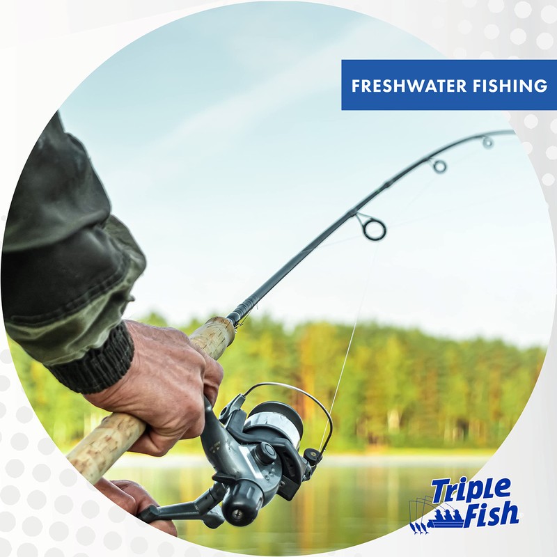 Triple Fish Mono Line, 25-Pound (11.3 Kg) Test, 020 in