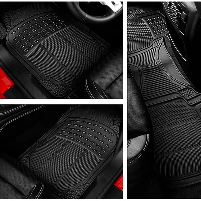 3pz Tapete Uso Rudo Grueso Chevy Silverado 1500 2000 Negro
