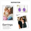 POPLYKE Amethyst Leverback Earrings Sterling Silver February Birthstone Earrings for