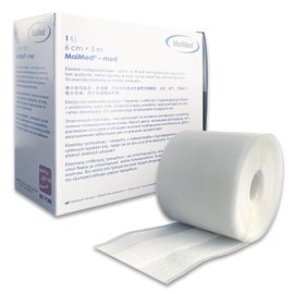 Saxomed Pflaster Rolle 6cm x 5m Pflaster Box Wundpflaster Heftpflaster - Elastisch Weiß Sensitiv - Starke Klebekraft