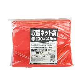 Marsol Harvest Net, 25 Sheets, 11.0 lbs (5 kg), 11.8 x 17.7 inches (30 x 45 cm), Red