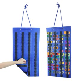 Toy Car Case Bag for Hot Wheels, 65.5 x 36 cm Organiser Storage Case for Hot Wheels, Advent Calendar, Children, Hot Wheels, Double-Sided Storage, Holds 120 Wind Turbines