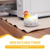 Hen Kitchen Timer, Wind Up 55 Minute Animal Timer for