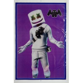 25 ct. Pack - Marshmello Fortnite Favor Bags / 25 Bolsitas de Marshmello