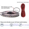 Vbakor Pontoon LED Strip Lights, 12V 5M/16.4FT Waterproof Marine LED
