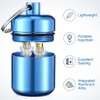 Mircube 4 Pack Ear Plug Carrying Case Keychain, Portable Keychain