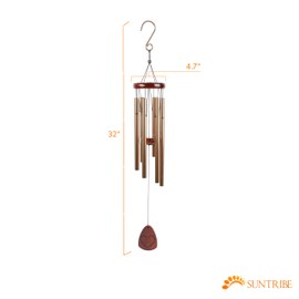 Memorial Wind Chimes for Loss of Loved one Sympathy Wind Chime for Loss of Loved one, in Memory of Gift Ideas for Home and Garden Decor by Suntribe