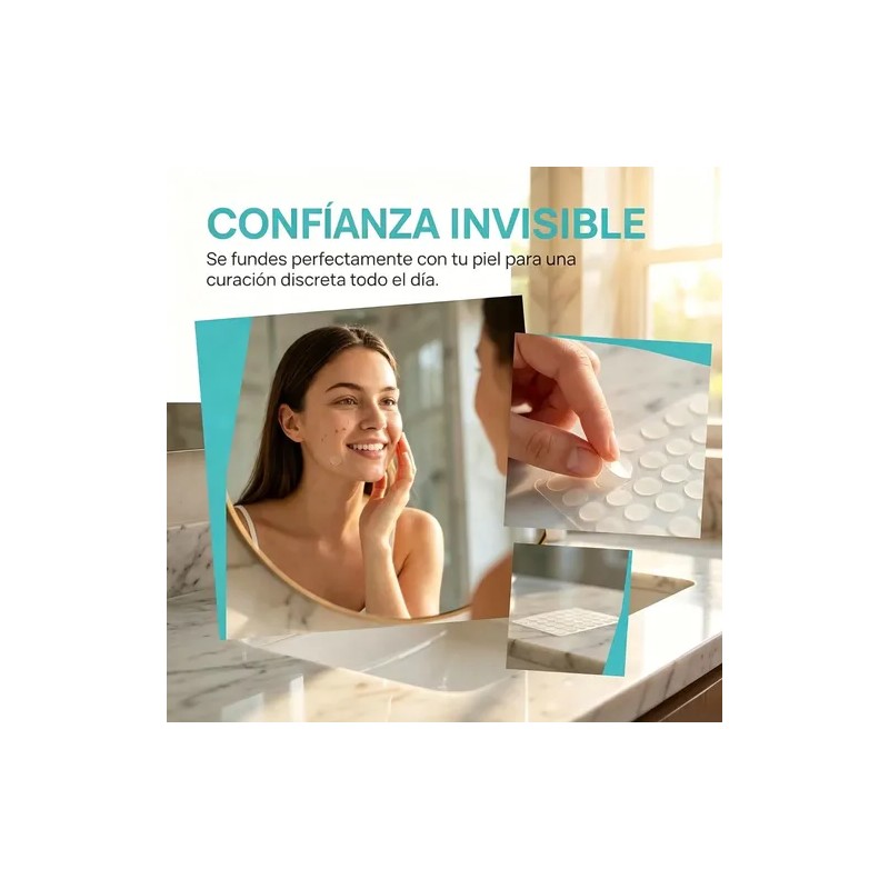 Parches Anti Acne Invisibles Espinillas Granos 108pzs