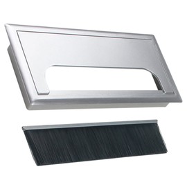 KONTONTY Tidy Desk Cable Aluminum Wire Management Sleeve for Professional Office Use Protects and Organizes Power Cords Easy to Install and Durable Design