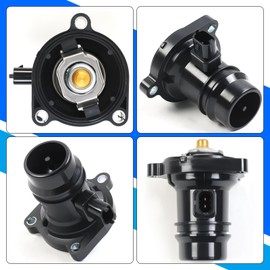 YedZen Thermostat and Seal Housing Replacement for Vauxhall Adam Corsa D/E, Astra J 1.2 1.4, 55593033 55561629, 55579011