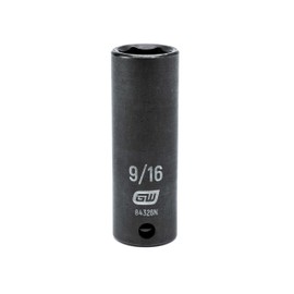GEARWRENCH 3/8" Drive Deep Impact SAE Socket 9/16", 6 Point - 84326N