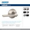 Schlage F40 V LAT 622 Latitude Door Lever, Bed &