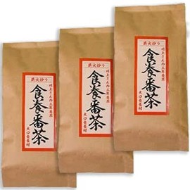 Sannen Bancha Roasted Wood Fire, 3.2 oz (120 g) x 3 Bag Set, No Pesticides or Scientific Fertilizers, Made in Kagoshima