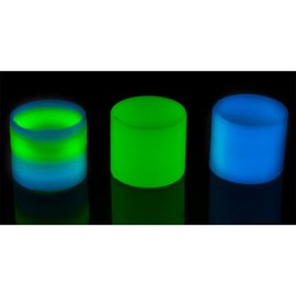 BLUECHOLON Luminous Spiral Glow in the Dark Rainbow Spiral Blue Green Colorful Kids Toys Luminous Birthday Party Rainbow Green