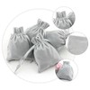Healeved 18pcs Velour Drawstring Bag for Women Practical Fabric Cosmetic