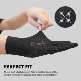 YKYWBIKE Cycling Gloves-Touch Screen Biker Gloves,Full Finger Mountain Bike Gloves,Lightweight Padded Biking Gloves,Breathable Sport Gloves,Shock-Absorbing MTB Bicycle Gloves for Men Women