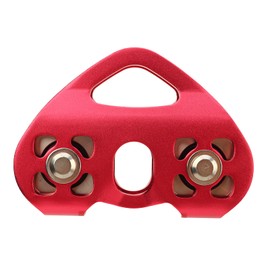 Mountaineering Climbing Double Axle Double Zip Line Trolley Steel Rope Heart Pulley Ropeway Rescue Transportation Double Pulley