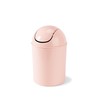 Umbra 1.25-Gallon Mini Waste Can w/Swing-Top Lid - Small Garbage