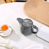 Auxmeware - Ceramic Teapot With Stainless Steel Infuser, Heat Resistant,