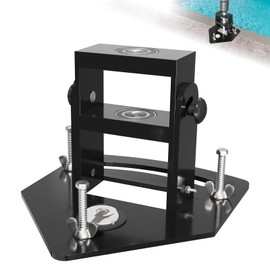 Katywixu Adjustable Pool Fence Drill Guide, Portable Drill Guide, Anchor Hole Size 5/8", Ideal for Ground Pool Fence Installation