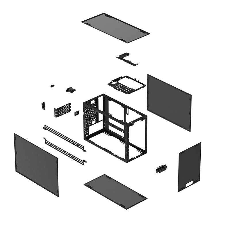 SSUPD Meshroom D Mini-ITX SFF Gaming PC Case 15L Mesh