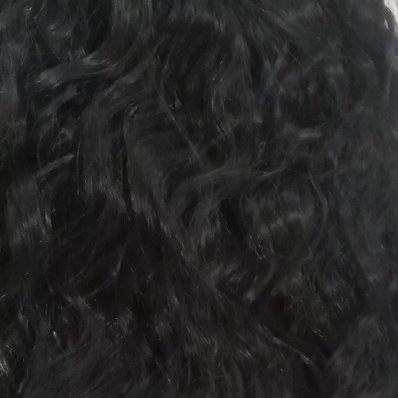 TASSYME ACCESORIOS Coleta Pony Postiza Rizada Negra Ed. Mujer Moderna