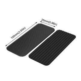 24 Pcs Carpet Grippers,Rug Gripper For Carpeted Floor,Rug Carpet Gripper Keep Your Rug in Place, Make Corner Flat, Washable and Reusable. (25mm x 100mm)