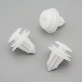 VVO Fasteners- White Plastic Interior Pillar Trim Clips for Toyota Yaris, RAV4, Auris, Prius, Avensis, Land Cruiser, (Pack of 10)