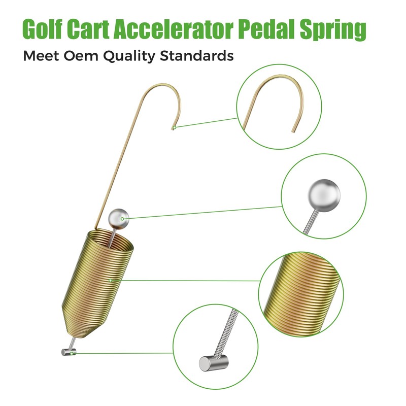 10L0L Golf Cart Accelerator Pedal Return Spring Compatible with EZGO