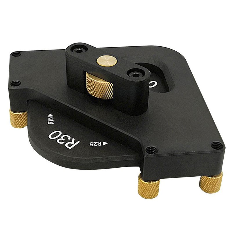 CENPEK 4-in-1 Aluminium Alloy Radius Jig Router Templates R15 R20