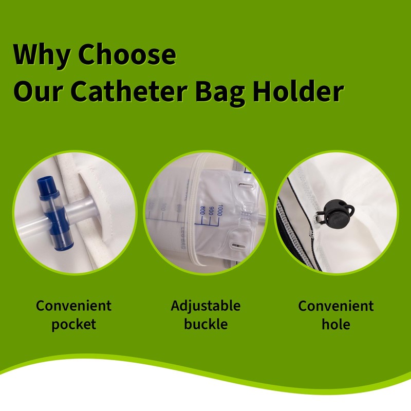 Catheter Leg Bag Holder, Catheter Sleeves, Urine Leg Bag, Urinary