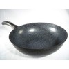 Ceramic Marble Coated Cast Aluminium Non Stick Wok 30 cm