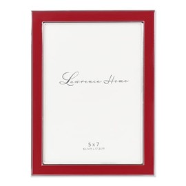 Lawrence Frames Verona Collection 5 x 7-Inch Metal Red Picture Frame (586257)