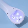 Handheld Nail Polish Dryer Quickly Drying Display Screen USB Rechargeable