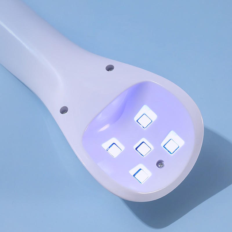 Handheld Nail Polish Dryer Quickly Drying Display Screen USB Rechargeable