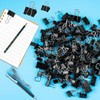 200 Count Binder Clips Assorted Sizes, 4 Sizes Large, Medium,
