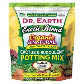 Dr. Earth Exotic Blend Cactus & Succulent Potting Mix 8 qt