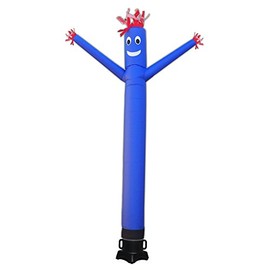 Inflatable Tube Man Sky Puppet Dancer - Funny Wacky Waving Inflatable Tube Guy for Festival Advertisement(No Blower) (Blue, 20ft)