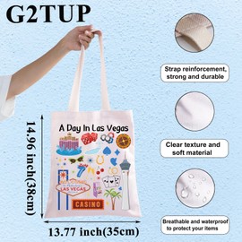 G2TUP Las Vegas Travel Tote Las Vegas Souvenir Trip Vacation bag A Day In Las Vegas gift For Women (A Day In Las Vegas Tote)