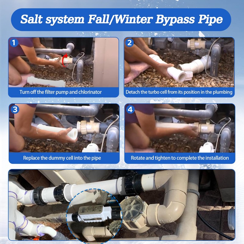 Rugam Pool Salt Bypass Dummy Cell Compatible with Hayward Salt