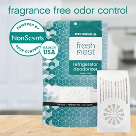 Fresh Nest Refrigerator Deodorizer (2-Pack) - Fridge and Freezer Odor Eliminator